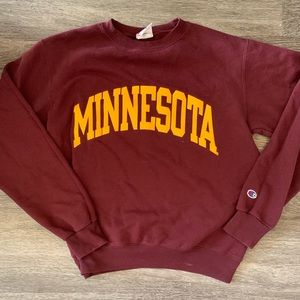 University of Minnesota champion crew neck